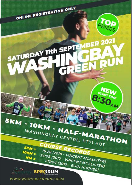Washingbay Green Run 5k 10k and Half Marathon