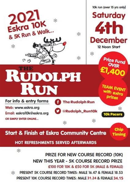 The Rudolph Run Eskra 5k and 10K