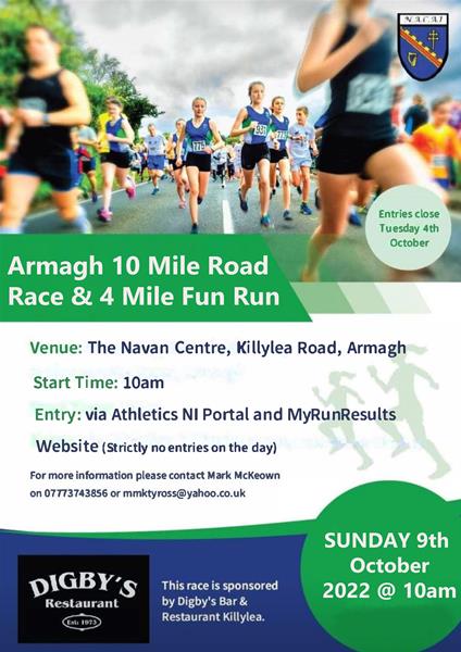 Armagh 10 Mile Road Race 2022