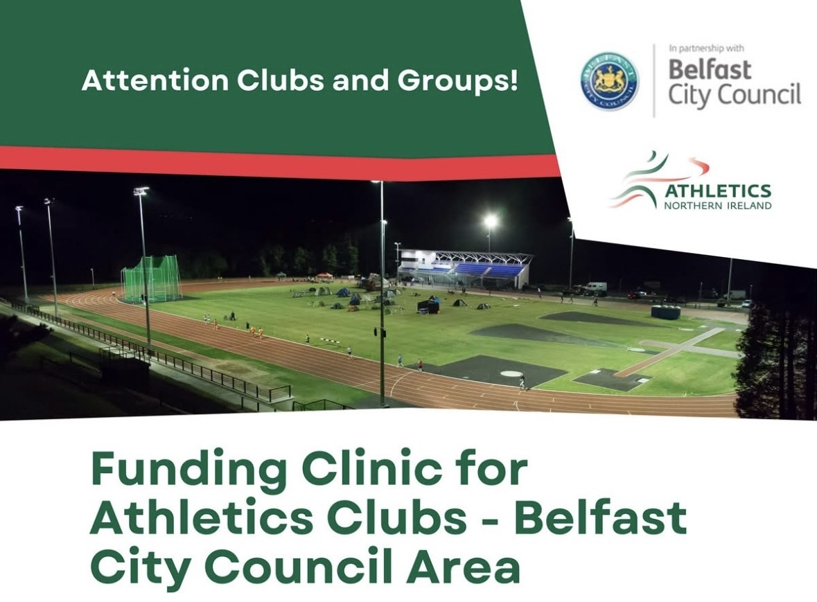 Belfast City Council Funding Information Clinic for Athletics Clubs - Belfast City Council Area