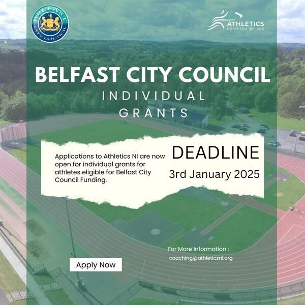 Individual Athlete Grants for Belfast City Council Now Open