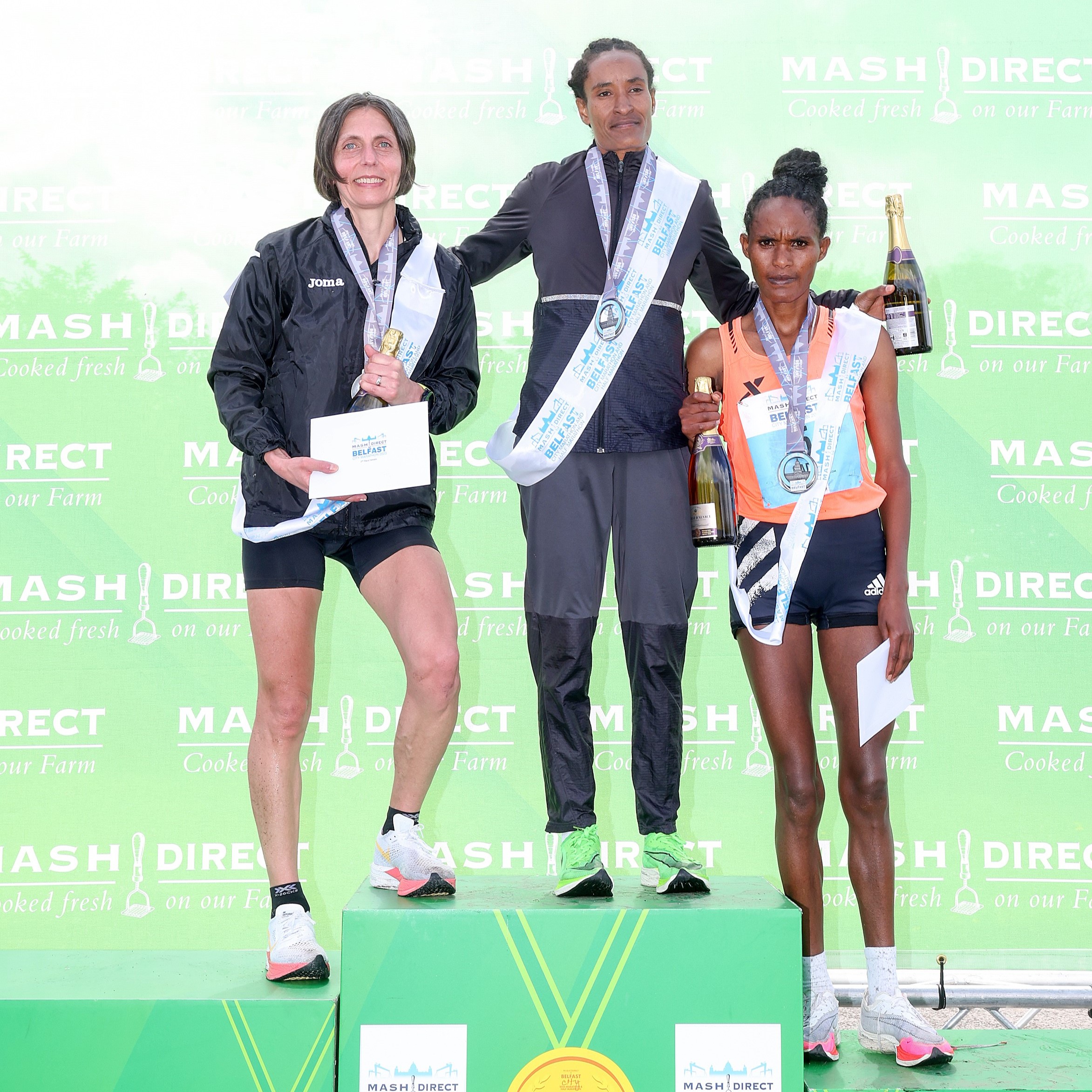 Honours Go To Woldemeskel and Oumaarir in Belfast Marathon
