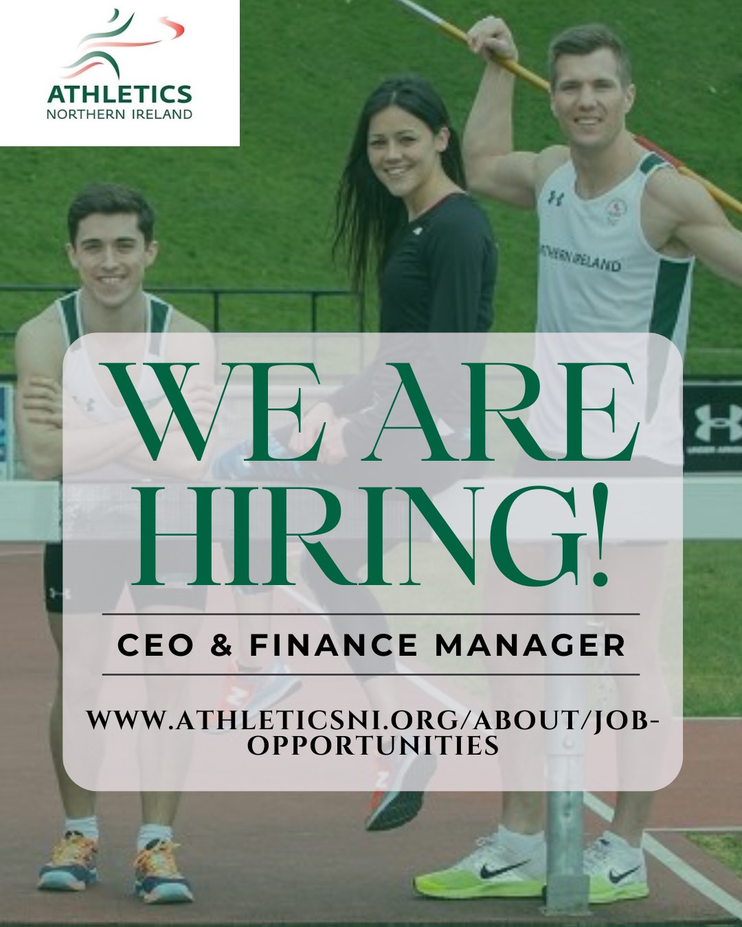 Athletics Northern Ireland Seeks New Finance Manager