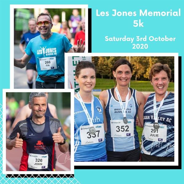 Les Jones Memorial Re-Launches as a 5k for 2020