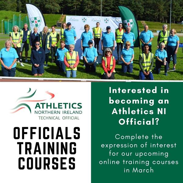 Officials Level 1 Track & Field Training Courses March 2021