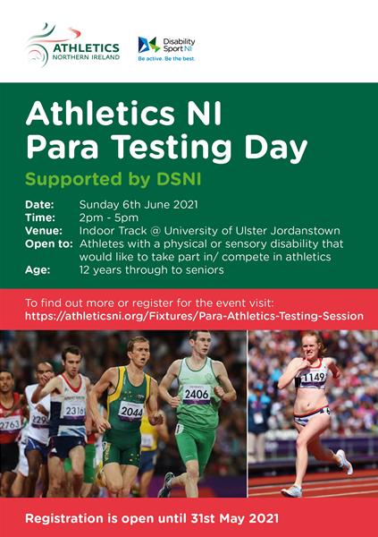 Para Athletics Testing Session