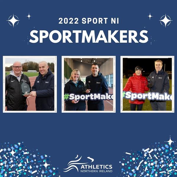 Athletics Wins Three Sport NI SportMaker Awards